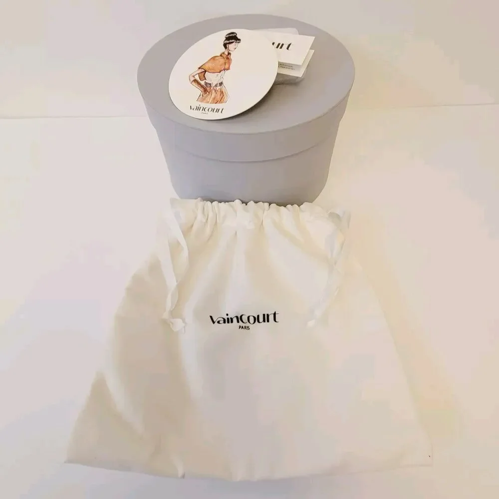 Vaincourt Paris Empty Box With Dust Bag Tissue Logo Tags Gift Storage